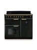 Charcoal Black Antique Brass