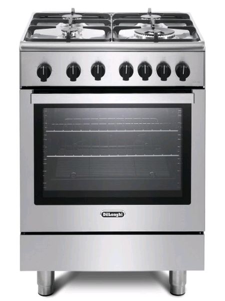 Modern 60cm Single Cavity Gas Range-style Cooker Stainless Steel