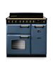 Stone Blue Antique Brass