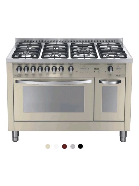 Professional 120cm Double Oven Gas Fuel Range Cooker