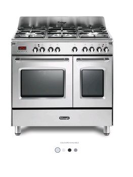 Delonghi Cookers DeLonghi Vintage 90cm twin cavity dual fuel range cooker