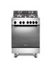 Delonghi modern 60cm single cavity dual fuel range-style cooker